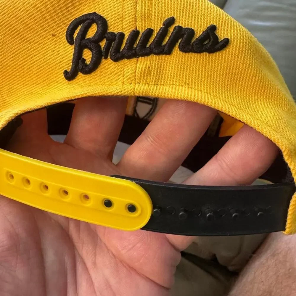 Providence Bruins Zephyr Yellow Black Adjustable Snapback Hat
